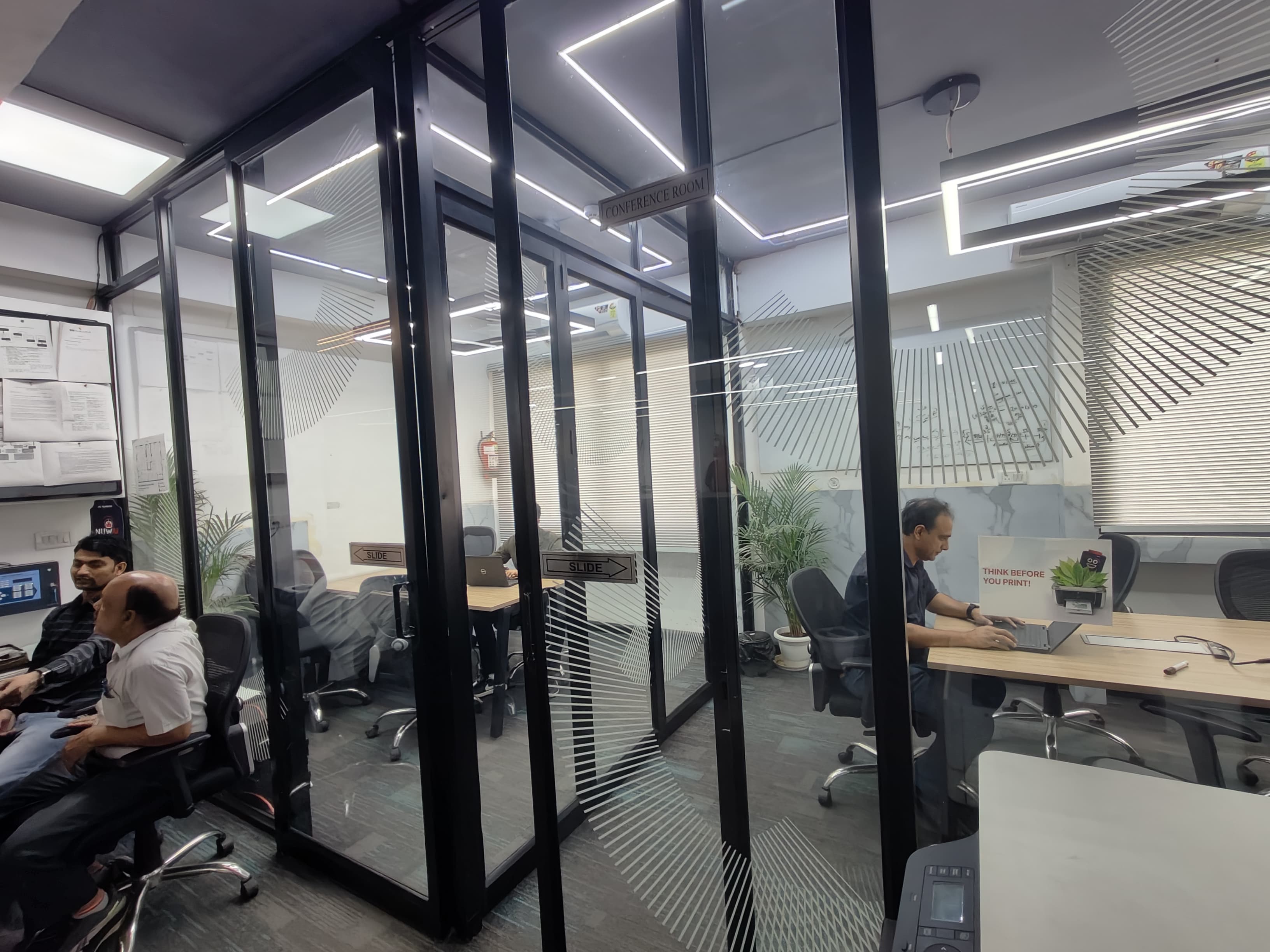 AV meeting room at AtWork FinTech