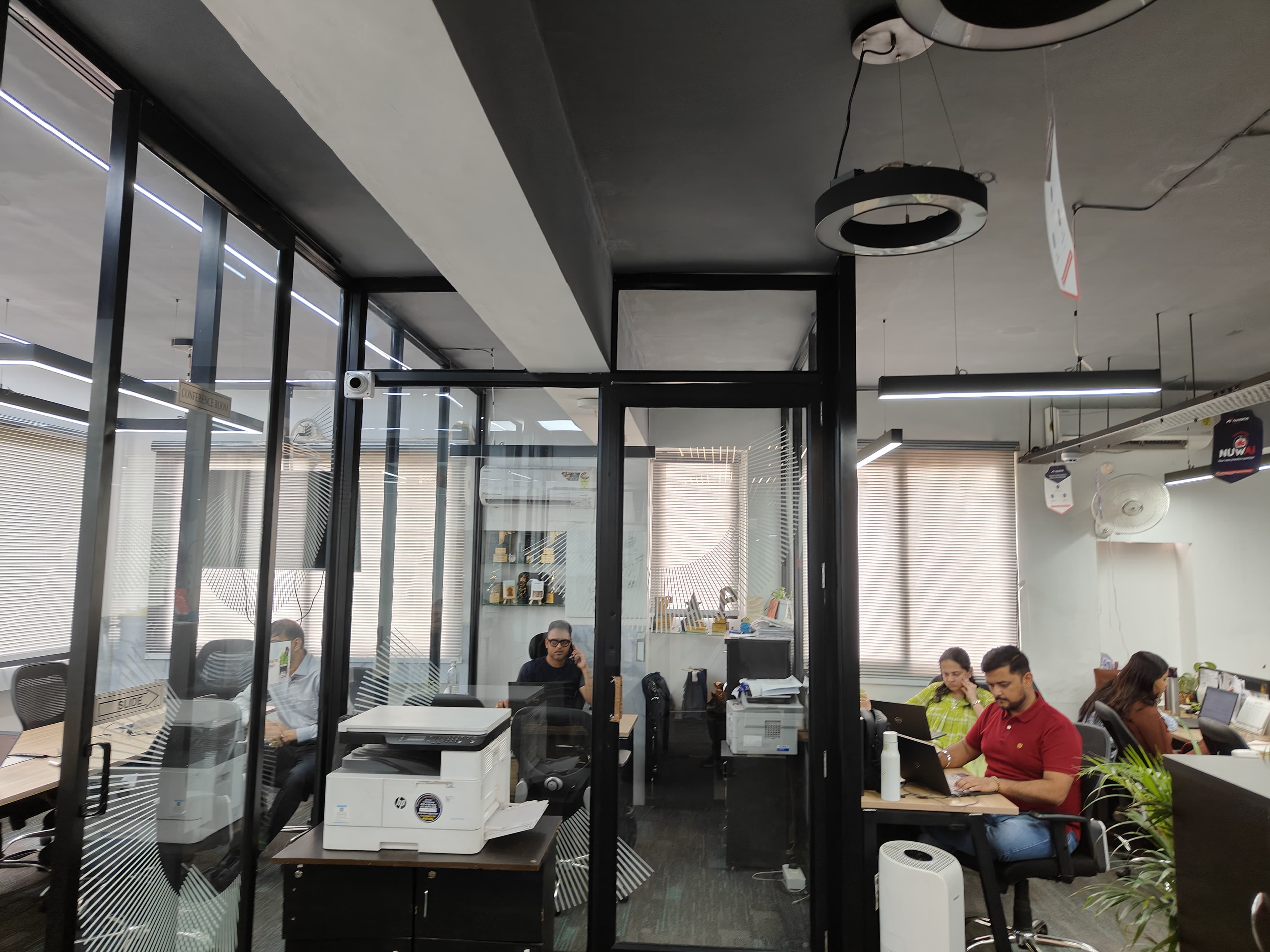 Reception cabin at AtWork FinTech